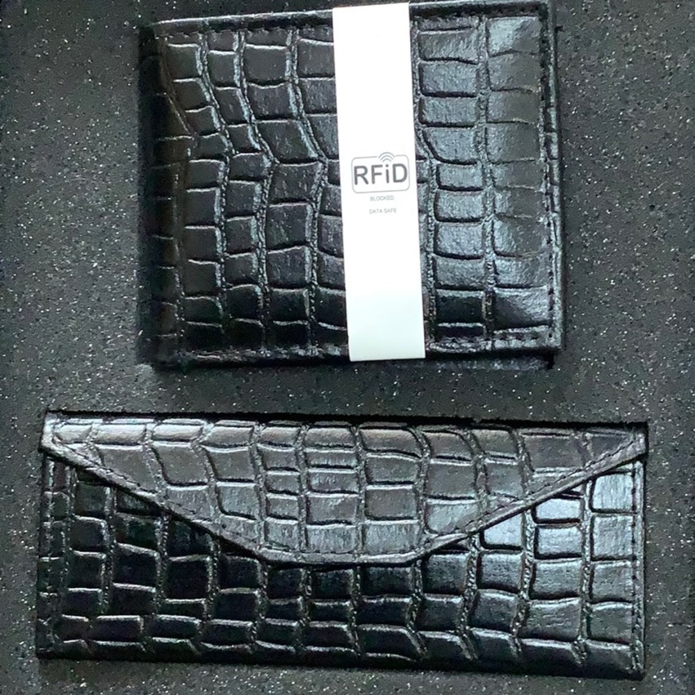 Mens RFID blocking wallet